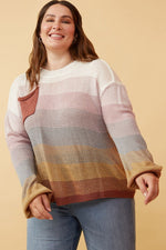 Load image into Gallery viewer, Gradient Knit Sweater
