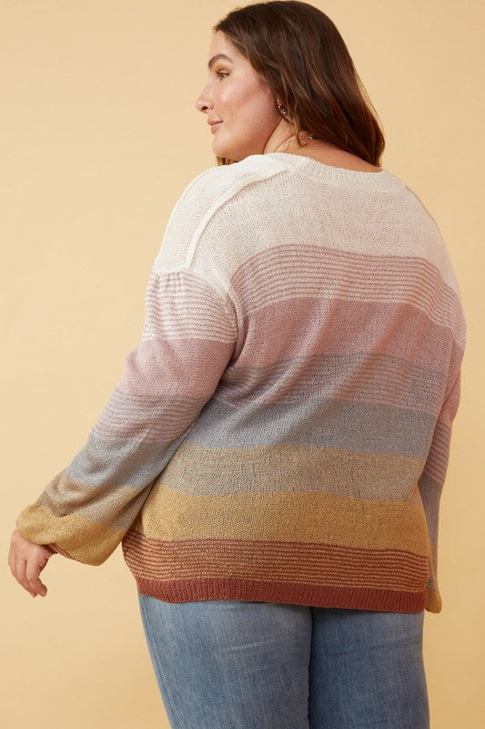 Gradient Knit Sweater