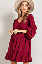 Load image into Gallery viewer, Merlot Dress
