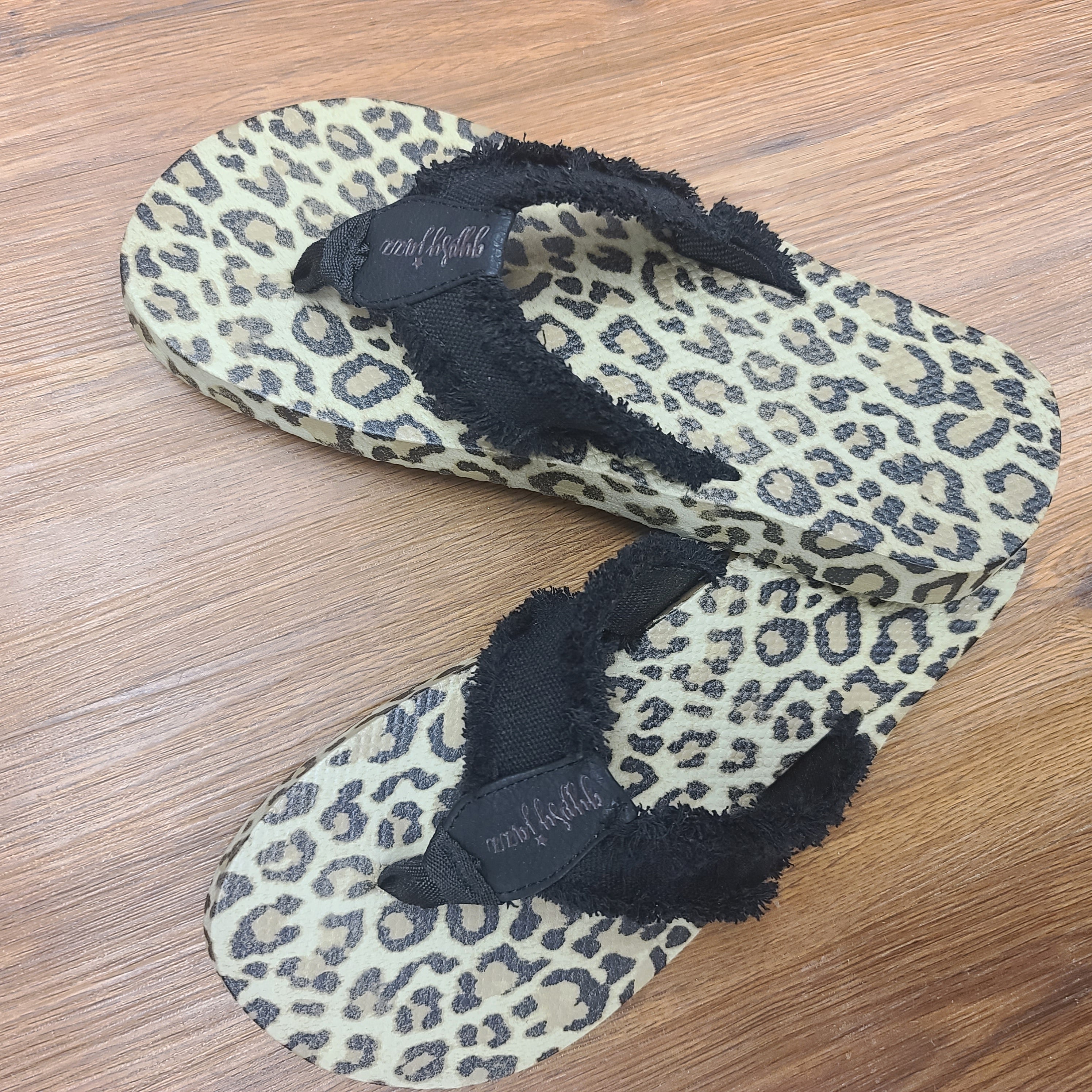 Gypsy Jazz Flip Flops Leopard