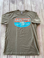 Load image into Gallery viewer, Lazy J Americas Best Army Green Tee
