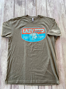 Lazy J Americas Best Army Green Tee