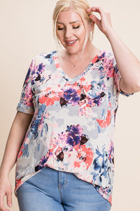 Georgina V Neck Top