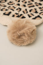 Load image into Gallery viewer, Leopard Pom Beanie
