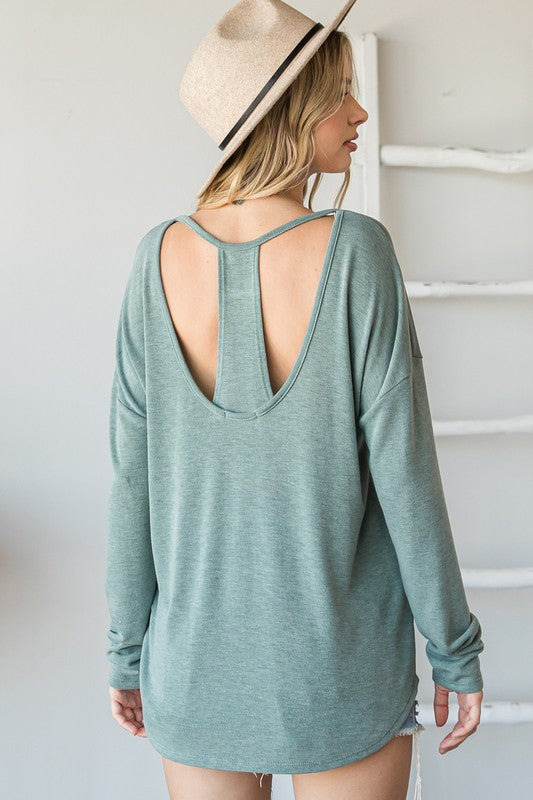 SoHo racer back top